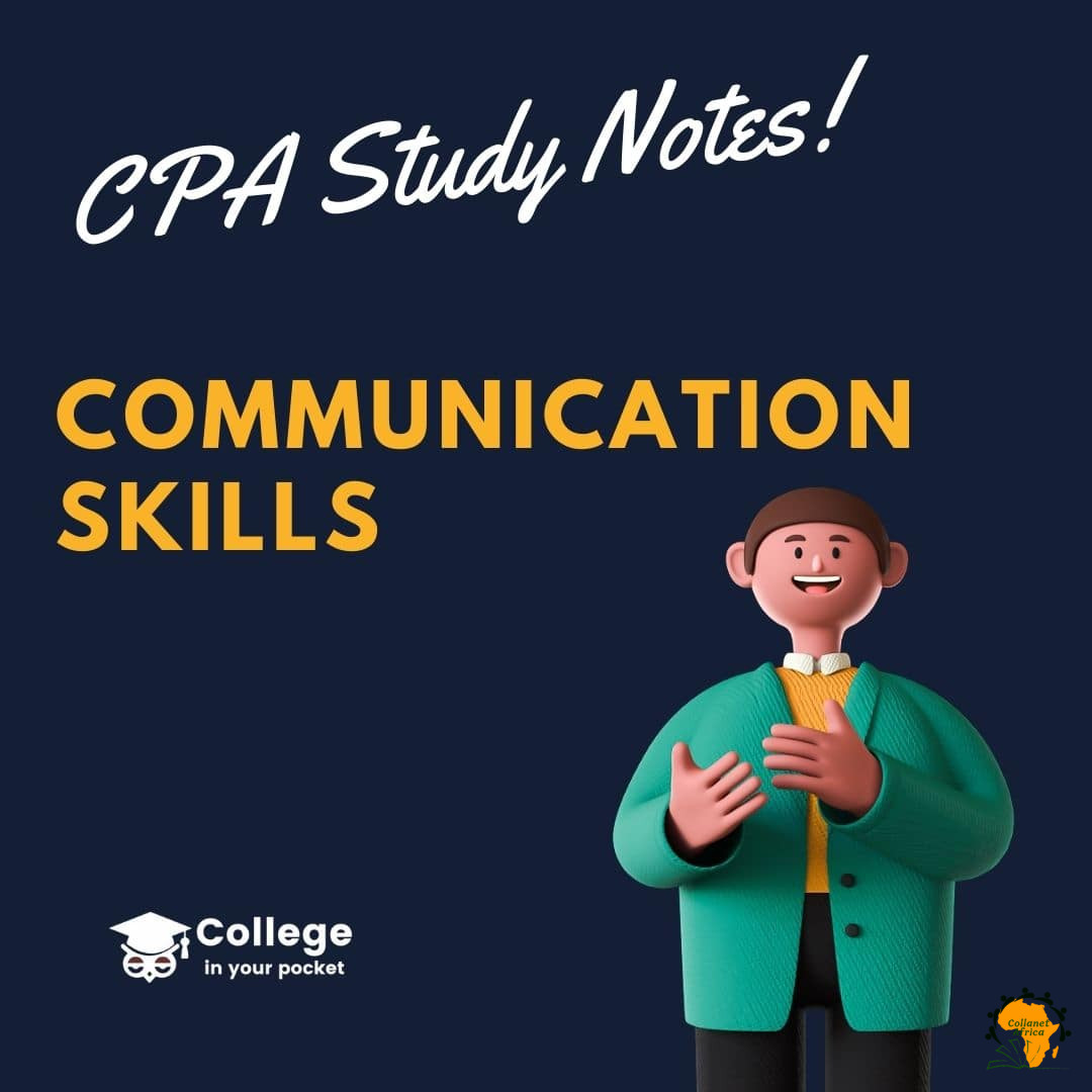 Communication Skills Study Notes Collanet Africa