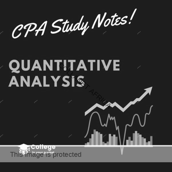 quantitative analysis for cpa foundation level